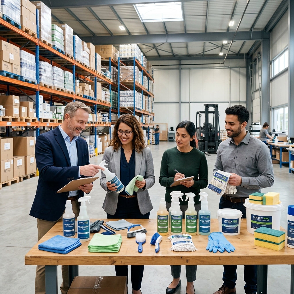 SRR Marketing — Indore B2B housekeeping supplier team